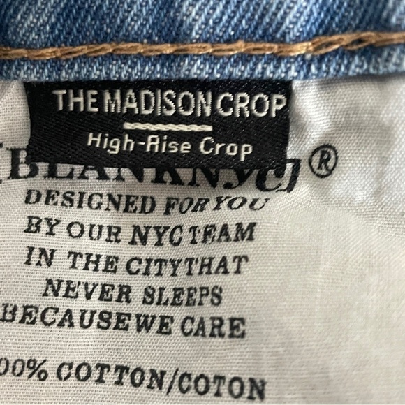 Blank NYC The Madison High Rise Crop Got My Ways Jean - Picture 10 of 11